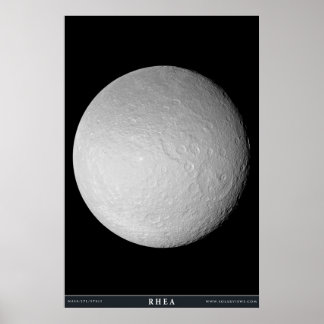 Poster La Lune de Saturne Rhea