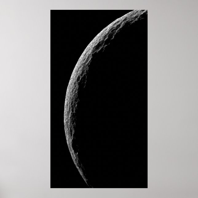 Poster La lune de Saturne Tethys (Devant)