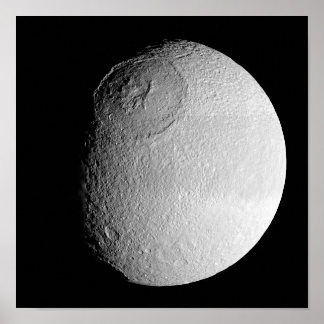 Poster La lune de Saturne Tethys 2 (Devant)