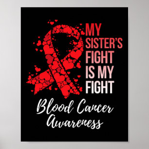 Poster La lutte de ma soeur est ma lutte contre le cancer