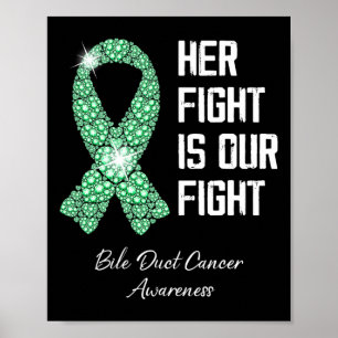 Poster La lutte est notre combat Bile Ducs Cancer Sensibi