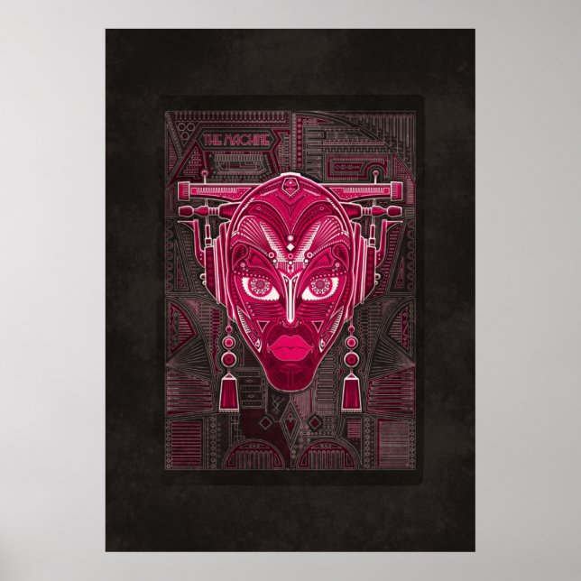 Poster La machine : Mariée de Pinbot Pinball (Devant)