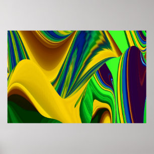 Poster La magie de l'été, 3D Art Abstrait