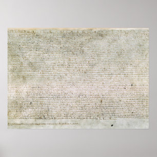 Poster La Magna Carta d'affiche la charte des libertés
