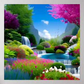 Poster La magnifique beauté de la nature