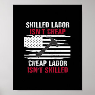 Poster La main-d’oeuvre qualifiée n’est pas indispensable