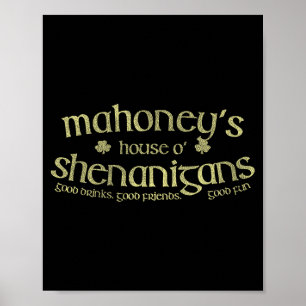 Poster La maison de Mahoney O Shenanigans Nom irlandais d