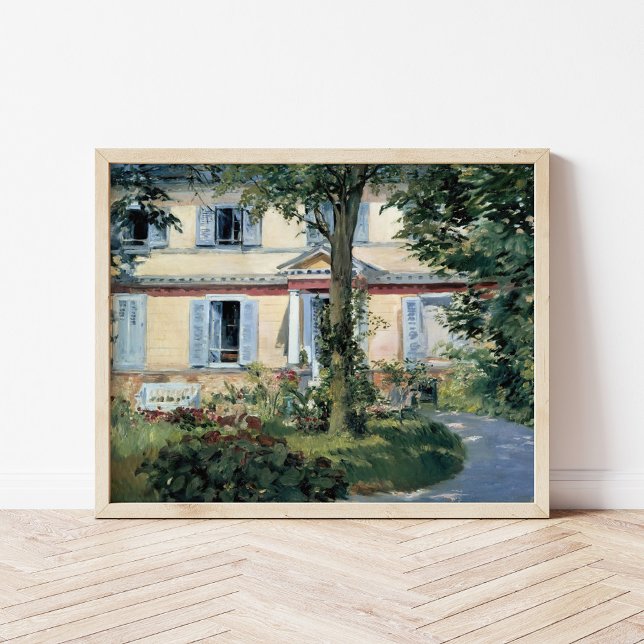 Poster La Maison de Rueil | Édouard Manet (Créateur téléchargé)