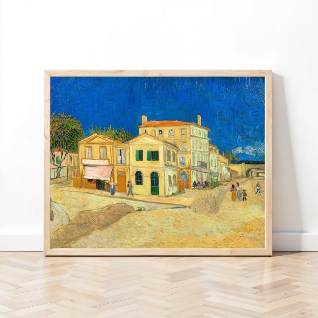 Poster La Maison Jaune de Vincent Van Gogh (Créateur téléchargé)