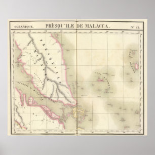 Poster La Malaisie Océanie aucuns 12