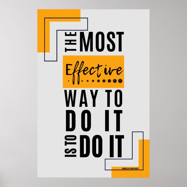 Poster La manière la plus efficace : l'action audacieuse (Devant)