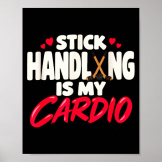 Poster La manipulation du bâton est le cardio des joueurs