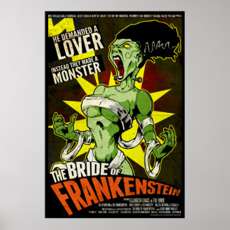 Poster La mariée de Frankenstein