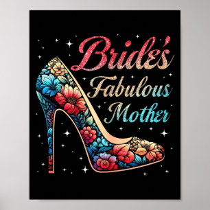 Poster La mariée fabuleuse de maman fleurs mariage heureu