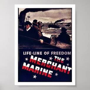 Poster La marine marchande