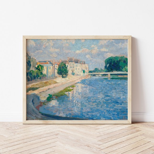 Poster La Marne à Lagny | Henri Lebasque (Créateur téléchargé)