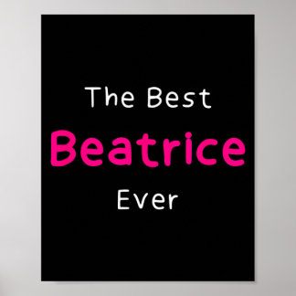 Poster La meilleure citation de Béatrice pour les femmes