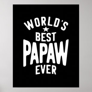 Poster La meilleure papaye du monde   Cadeau Père