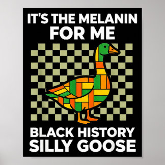 Poster La mélanine pour le mois de l'histoire des Noirs p