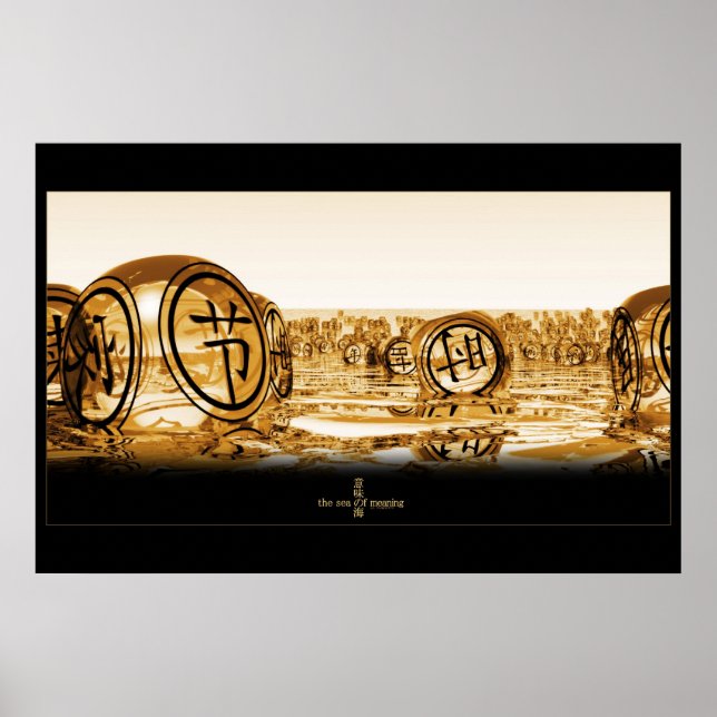 Poster la Mer de Signification (Devant)