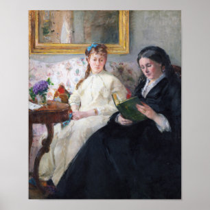 Poster La mère et la soeur de l'artiste, Berthe Moriso