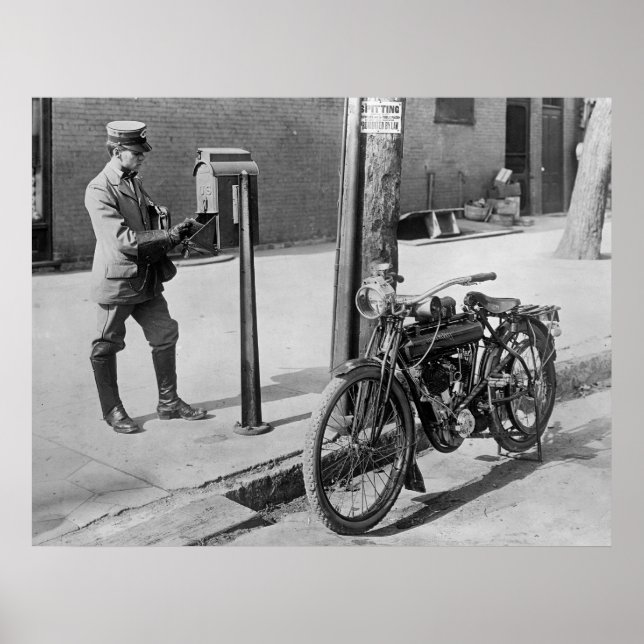 Poster La Merkel volante, début des années 1900 (Devant)