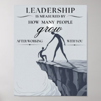 Poster La mesure d'un leader