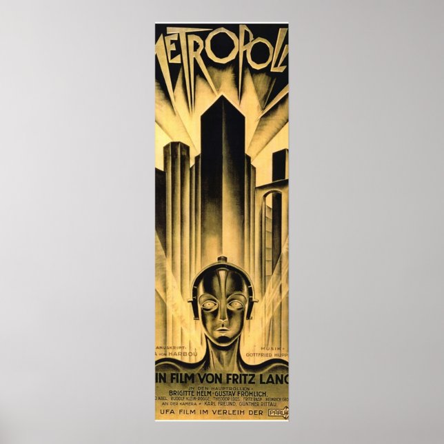 Poster La métropole de Fritz Lang (Devant)
