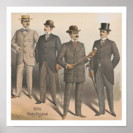 Poster La mode masculine Sharp