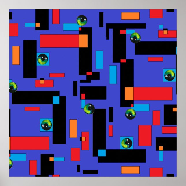 Poster La momie I - Ken Gage Art Abstrait (Devant)