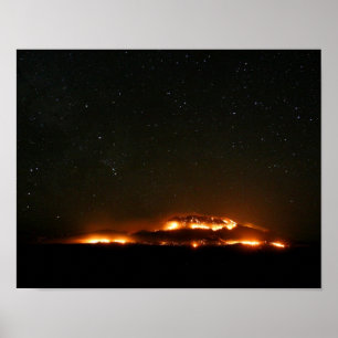 Poster La montagne anima en feu