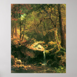 Poster La montagne de Bierstadt