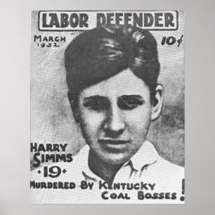 Poster La mort de Harry Simms