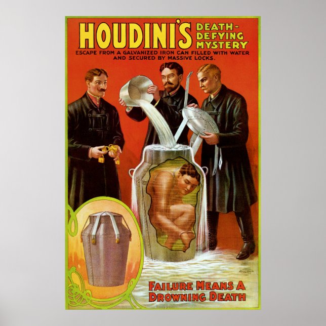 Poster La mort de Houdini défie le mystère (Devant)