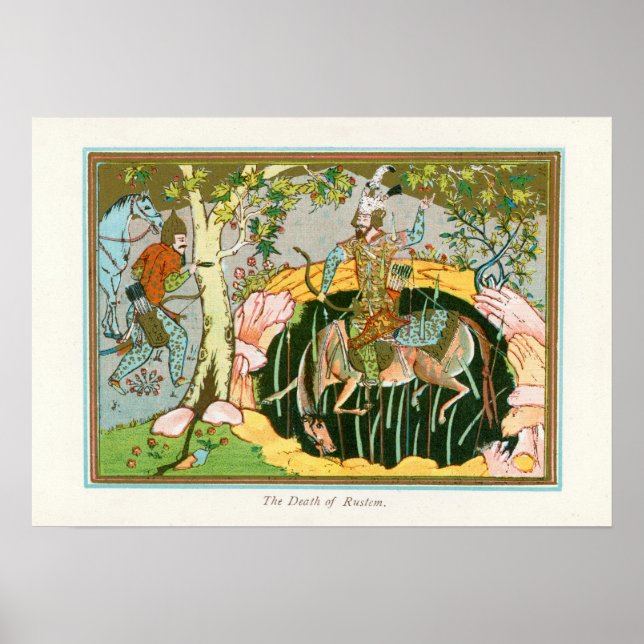 Poster La mort de Rostam (Devant)