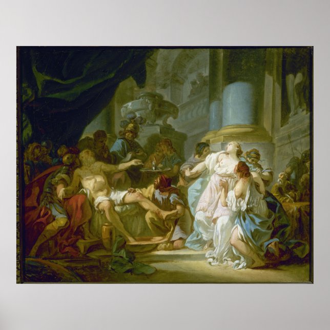 Poster La mort de Seneca, David (Devant)