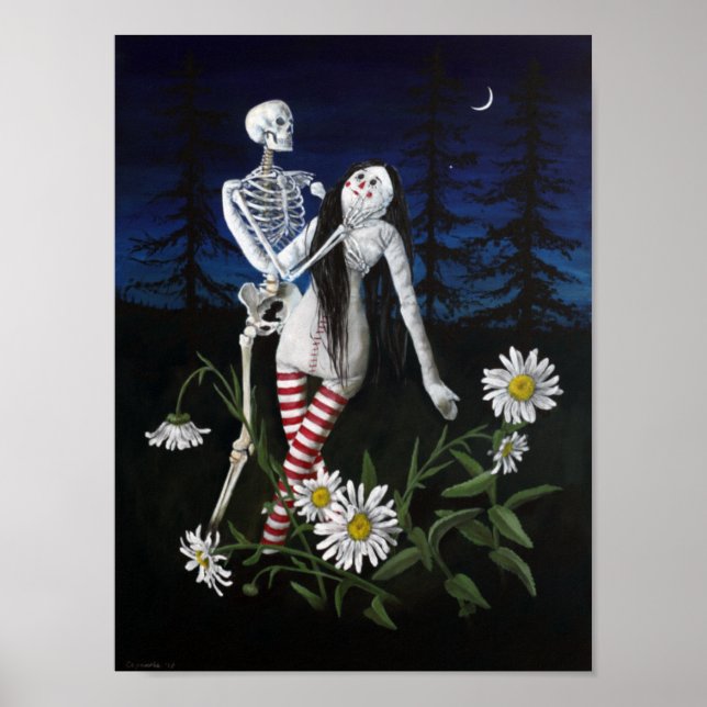 Poster "La mort et la poupée" par Christiane Cegavske Pos (Devant)