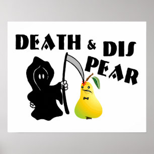 Poster La mort et poire de DIS