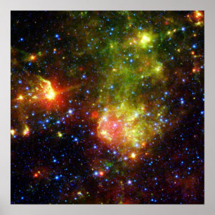 Poster La mort poussiéreuse de la NASA massive d'étoile