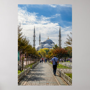 Poster La Mosquée Bleue, Istanbul