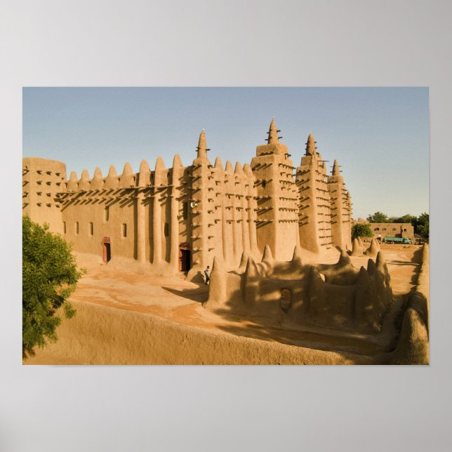 Poster La mosquée de Djenne, exemple classique (Devant)
