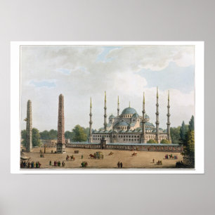 Poster La Mosquée du Sultan Achmet à Constantinople, pla