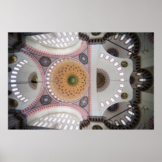 Poster La mosquée Suleymaniye à Istanbul (Devant)
