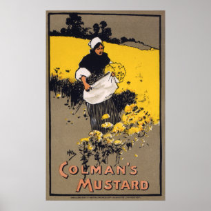 Poster La moutarde de Colman, 1900