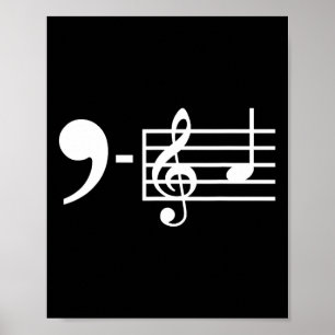 Poster La Music Notes Kamala Harris Supporter Music Teach