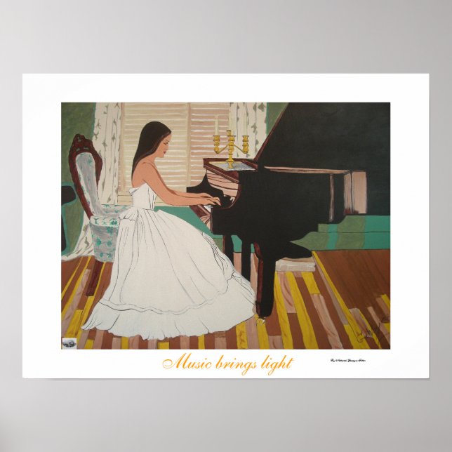 Poster La musique apporte de la lumière (Devant)