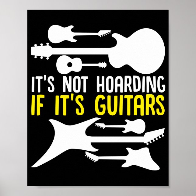 Poster La Musique De Guitare Apprécie Son Pas D'Accompagn (Devant)