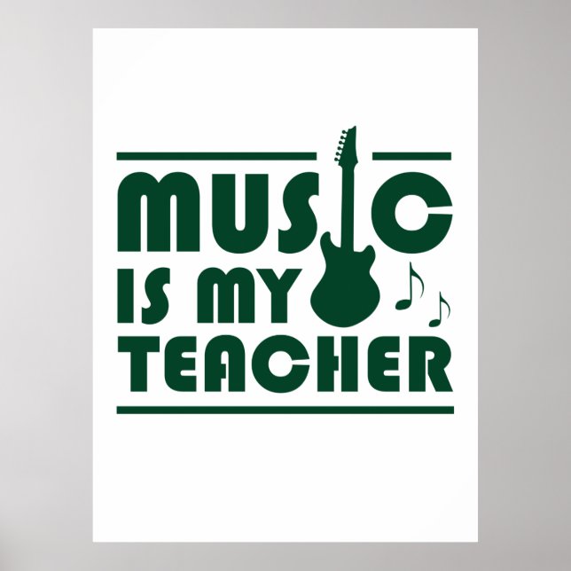 Poster La musique est mon professeur (Devant)