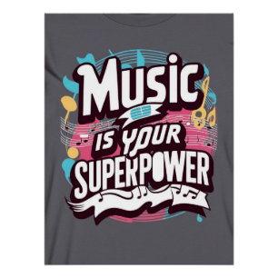 Poster La musique est votre super-pouvoir option 2