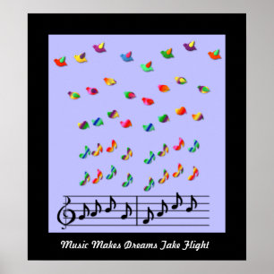 Poster La musique KRW fait des rêves prendre l'avion